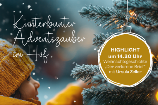 Adventszauber im Hof mit der Villa Kunterbunt