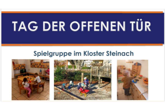 Tag der offenen Tür in der Spielgruppe im Kloster Steinach