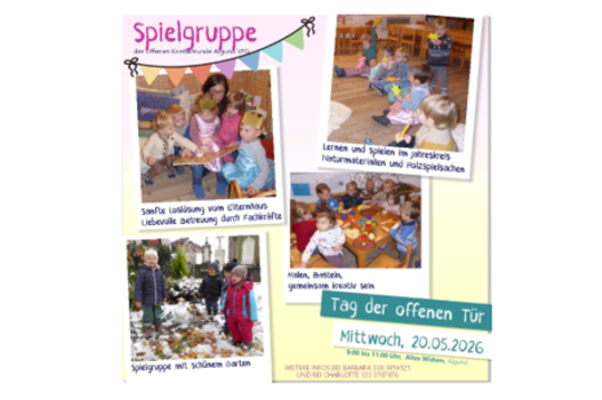 Tag der offenen Tür in der Spielgruppe
