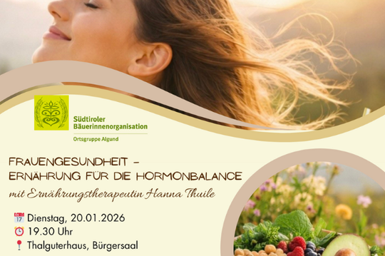 Frauengesundheit – Ernährung für die Hormonbalance