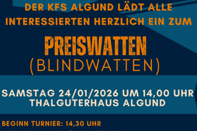 Preiswatten (Blindwatten) des KFS