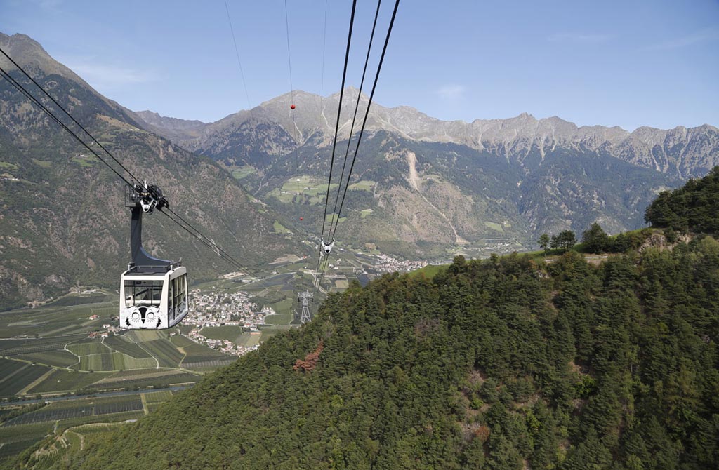 Blick auf die Bergkulisse. Foto: Kurt Geier